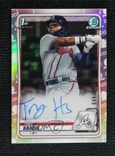 2020 Bowman Chrome Prospect Auto Refractor /499 Trey Harris #CPA-TH Auto 0vs5