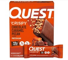 Quest Nutrition Crispy Chocolate Caramel Pecan Hero Protein Bar 4 Count