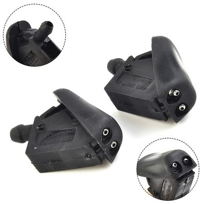 2x Scheibenwischer Spray Jet Düsenwaschanlage Für Ford Fiesta 2001-2008 Schwarz