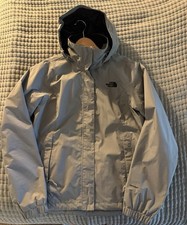 The North Face Women's Gray Hooded Full Zip Jacket Regular Size S Outdoor