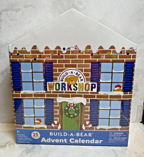 RARE NEW Build A Bear Workshop Advent Calendar 2024 Sealed 25 Pieces EBRC1-2S