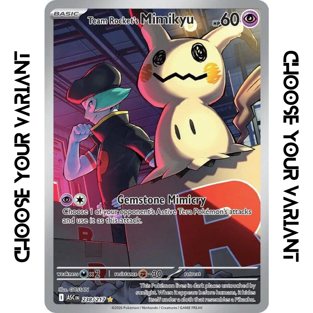 Team Rocket's Mimikyu Pokémon TCG Cards for sale | eBay
