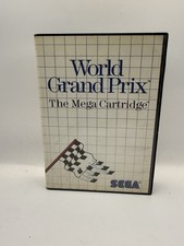 World Grand Prix (Sega Master System, 1986) Game, Box & Manual, Tested Working!