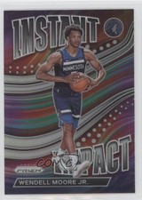 2022-23 Panini Prizm Instant Impact Silver Prizm Wendell Moore Jr #20 19ek