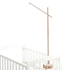 Baby Crib Mobile Arm - 33.5 Inch Wooden Mobile Arm Adjustable Mobile Holder f...