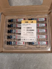 10-Pack FS SFP-10GLR-31 10GBASE-LR SFP+ 1310nm 10km SMF Transceiver NEW