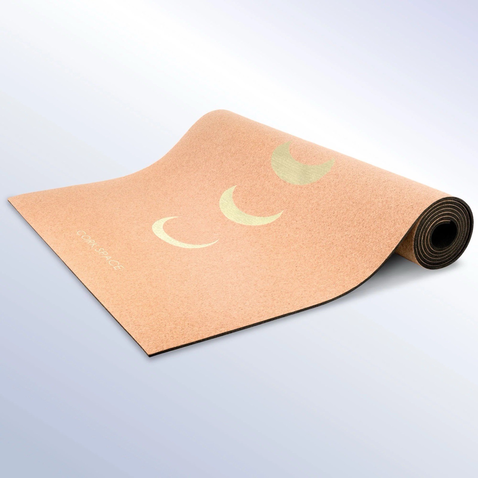 Corcho Yoga Mat Nuevo Natural Sostenible Ético Oro Luna Corcho Espacio