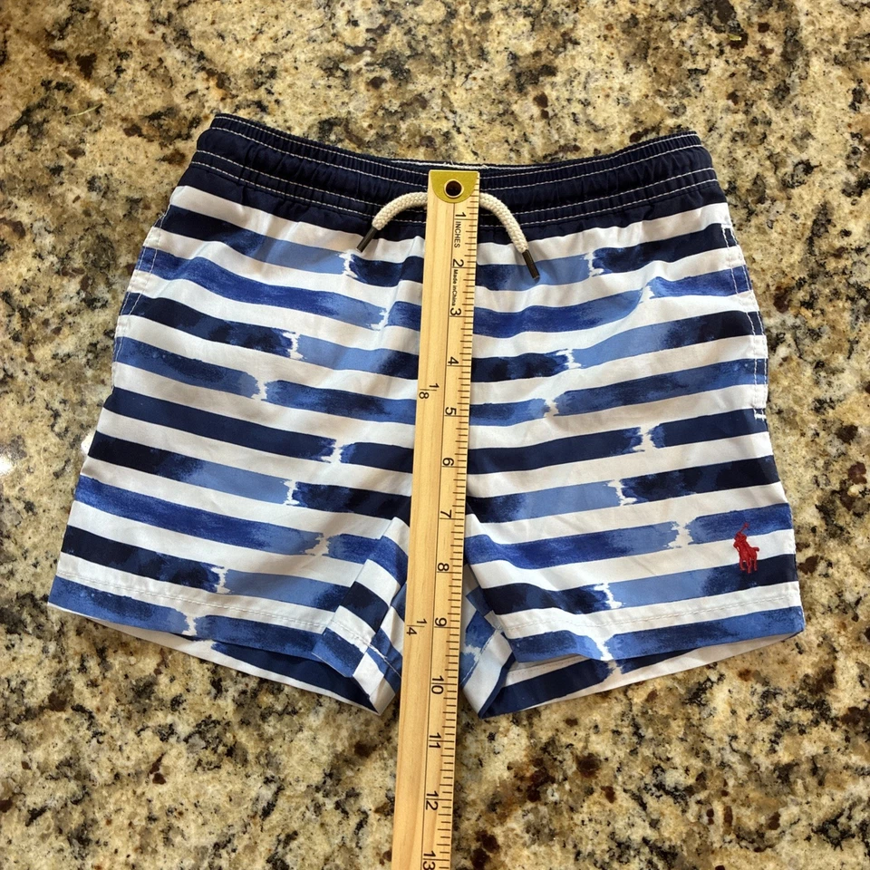 Polo Ralph Lauren - Boys Swim Trunks Size 4T- Blue - Image 3 of 4
