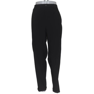 Zara, Stoffhose, Größe: L, Schwarz, Elasthan/Polyester, Einfarbig, Damen #SQX
