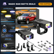 Super Bright Mini Led Fog Lights Projector Driving Lights Auxiliary Lighting