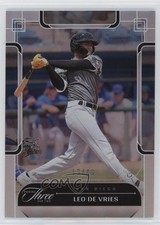 2024 Panini Three and Two Holo Silver 19/49 Leo De Vries #6 1g37