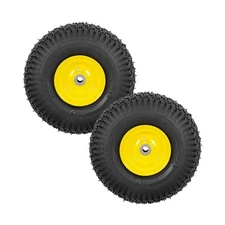 2 PCS Exact Replacement 15x6.00-6" Front Tires and Wheel Assembly for John De...