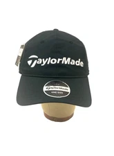 TaylorMade Sim2 TP5 Lite Tech Tour Black Adjustable StrapBack Hat Cap