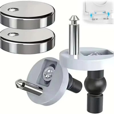 2x WC-Sitz Scharnier Befestigungen Schnellverschluss Top Fix WC Sackloch Ersatzteile