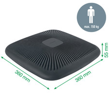 Leitz Ergo Active Wobble Cushion Office Chair Orthopaedic Support Seat Pad