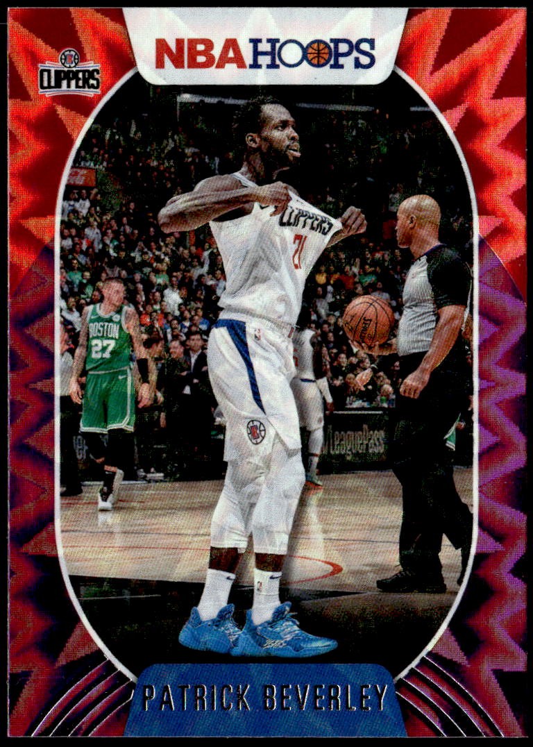 2020-21 Hoops #95 Patrick Beverley Purple Explosion E1