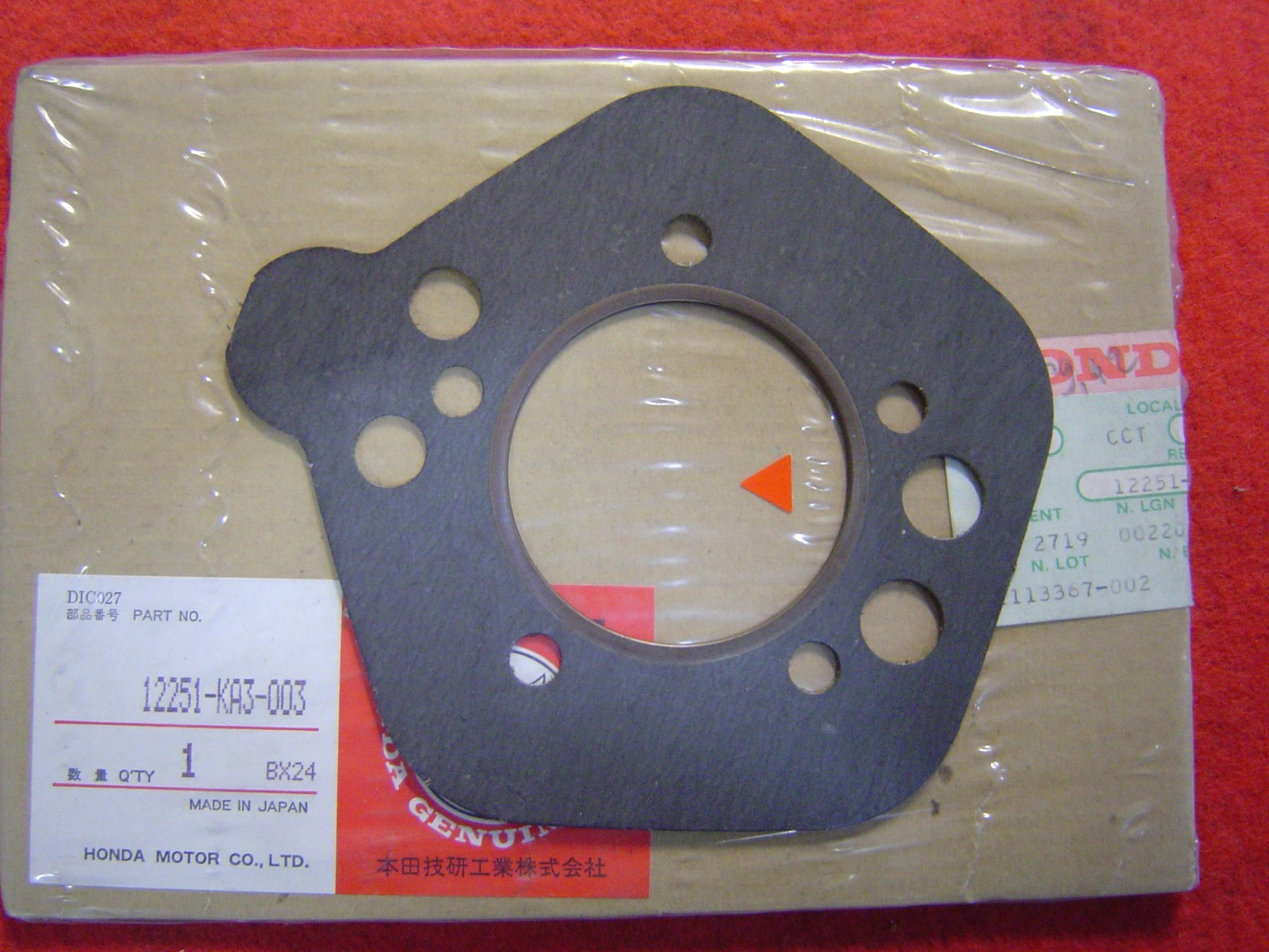Joint de culasse CR125RB 81 pour stopper les fuites moteur ref 12251KA3306