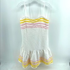 Lisa Marie Fernandez Target Ric rac spaghetti strap drop waist dress sz M