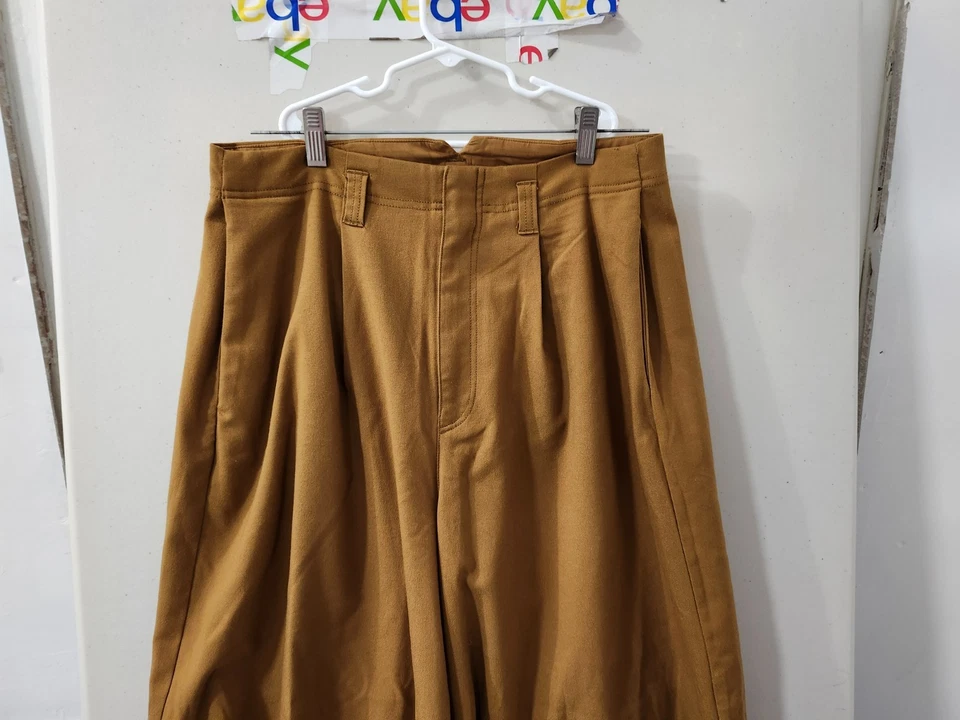 Free People Pants Womens 6 Beige Turning Point Trouser Relax Barrel Baggy Loose - Image 4 of 4