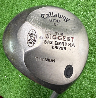 Callaway THE BIGGEST BB 9* Titanium Driver Firm Graphite /NEW GRIP / VGC /sa9745