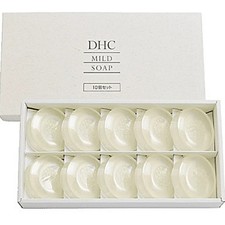 DHC Mild Soap Olive Oil Facial Cleansing Bar 90g x10 Made in Japan