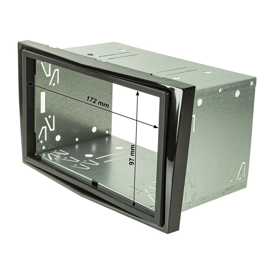 Kit de cache radio double DIN convient pour Opel Antara Astra H Zafira B Cors... - Photo 2/4
