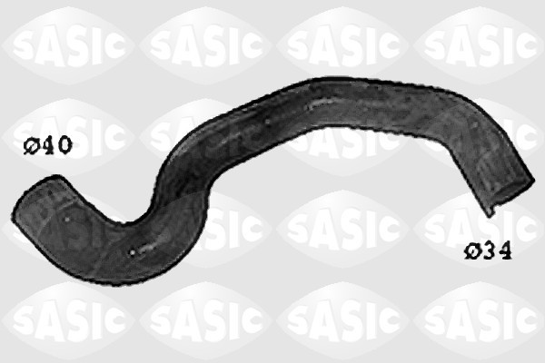 Fits SASIC SWH0437 UPPER RADIATOR HOSE