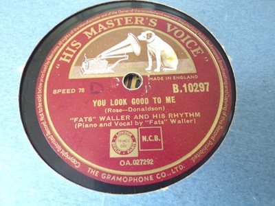 FATS WALLER - You Look Good To Me 78 rpm record V to V+ (VG)
