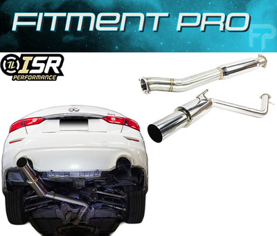 ISR IS-GT-Q50 Performance Single GT Exhaust System For 14+Infiniti Q50 VQ37 VR30