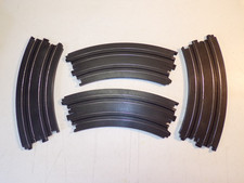 4-AFX AURORA TOMY HO SLOT CAR TRACK 12" R CURVE 1/8 CIRCLE