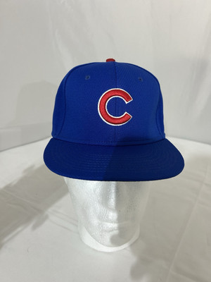 Chicago Cubs Hat Cap Blue Strapback Adjustable Team MLB Baseball Embroidered EUC