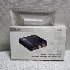 192kHz DAC Digital to Analog Audio Converter Optical Coaxial to RCA 3.5mm Adapte