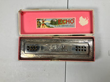 M. Hohner THE ECHO HARP C/G M 2 HARMONICA w/ Original Box Made in Germany
