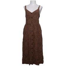 Lindex, Kleid, Größe: M, Schwarz/Braun, Viskose, Leopard, Damen #Av3