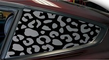 Rear Window Leopard Cheetah Decals for Car SUV Trucks, Universal Back Side