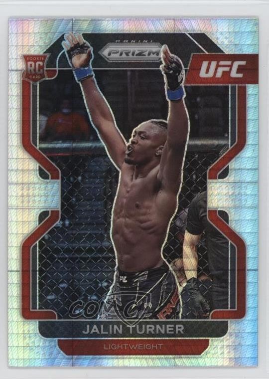 2022 Panini Prizm UFC Hyper Prizm Jalin Turner #164 Rookie RC