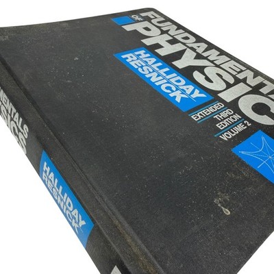 Wiley Fundamentals of Physics Halliday Resnick Extended 3rd Ed Vol 2 Textbook