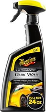 Meguiar's Ultimate Quik Wax Spray, Gloss Shine, Long-Lasting Protection, 24oz