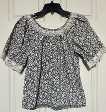 Rockmount Ranch Wear Women's Square Dance Blouse Olive Size R/S