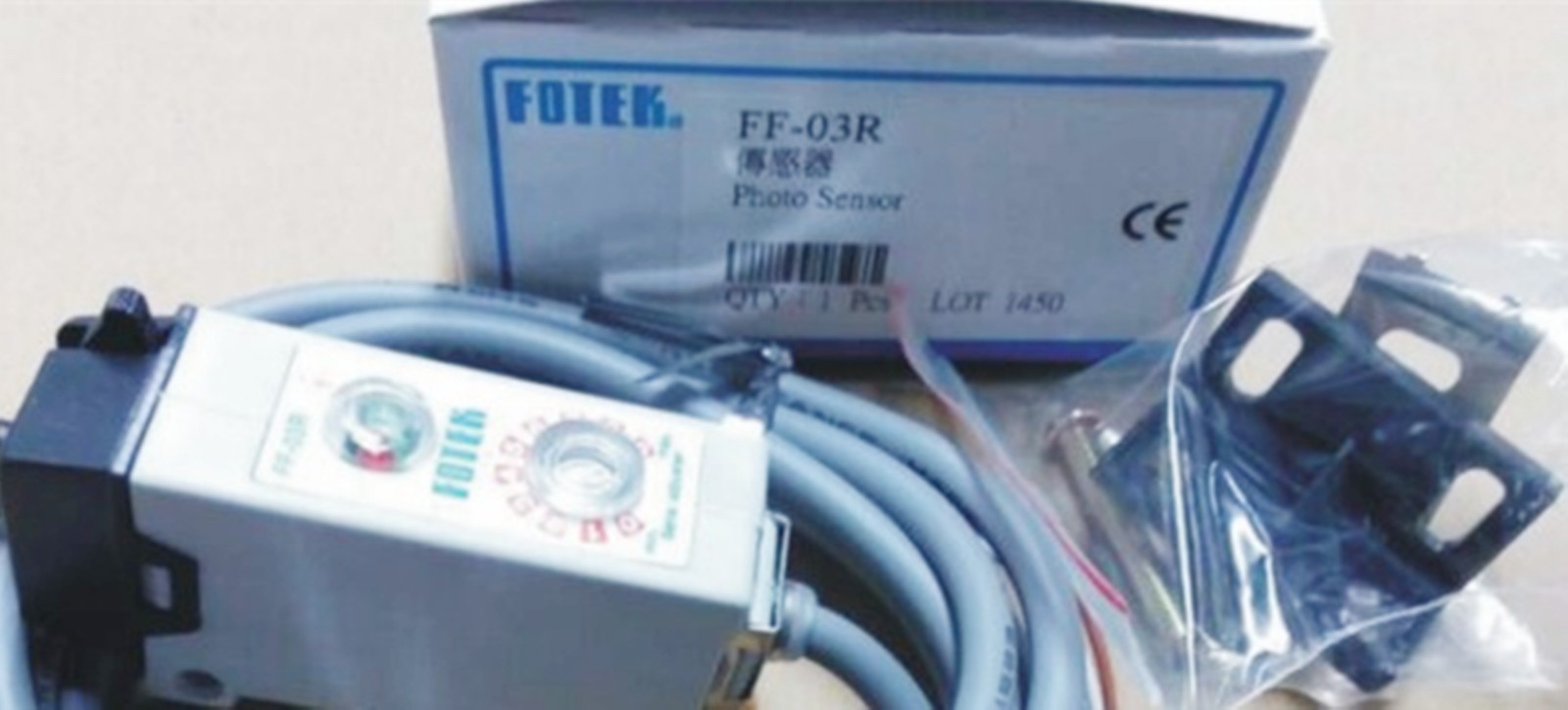 1PC NEW FOTEK Photoelectric Switch FF-03R #F22