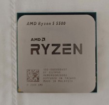 AMD Ryzen 5 5500 AM4 Desktop Upgrade 12T 3.6GHz 65W R5 5500 6 Core CPU Processor