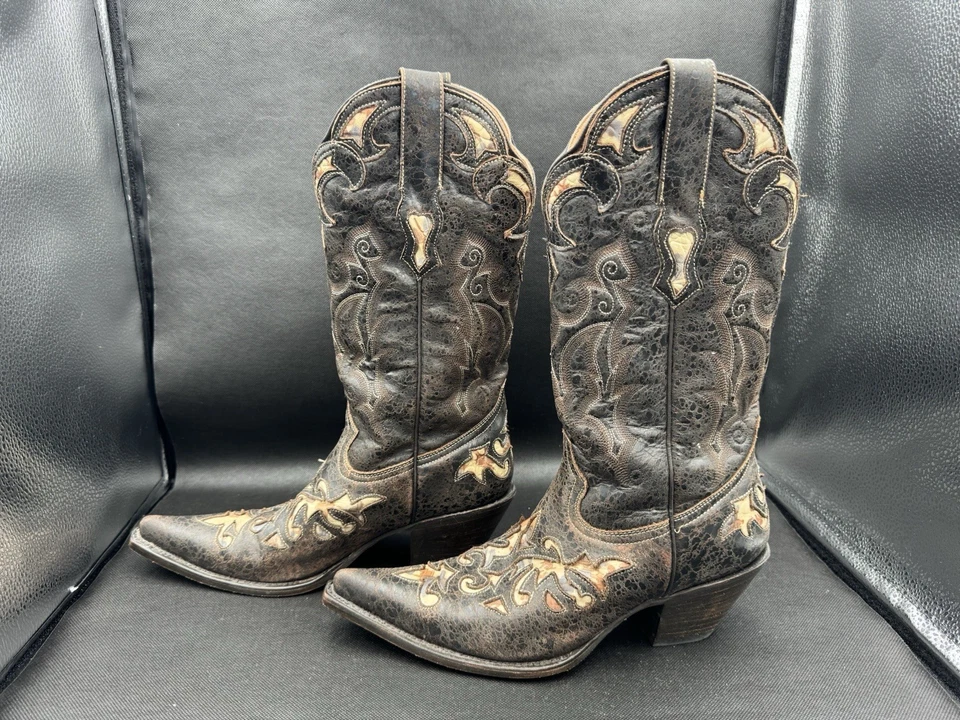 Bota vaquera Stetson marrón para mujer, talla 8,5 Foto 2 de 4