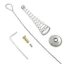 Gate Latch Cable Pull Adjustable Spring Release Black Opener Steel Cable
