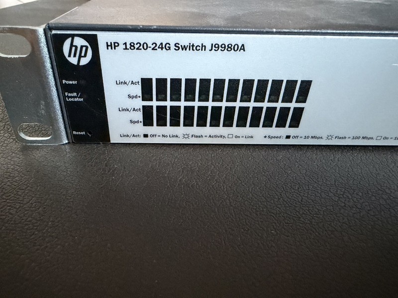 HP J9980A 1820-24G Switch 24 Port Gigabit Managed L2 Switch