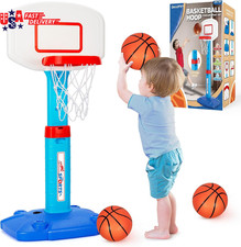 Toddler Basketball Hoop Indoor for Age 1-3, Adjustable Kids Basketball Hoops, Mi