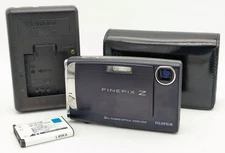 Fujifilm FinePix Z10fd Black Compact Digital Camera w/Battery Used