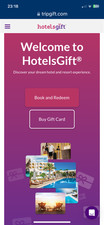 £100 TripGift voucher.  Hotelsgift.com uk and worldwide.Valid until January 2027
