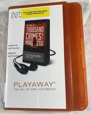 The Thousand Crimes of Ming Tsu by Lin, Tom Playaway Audiobook Ex Library