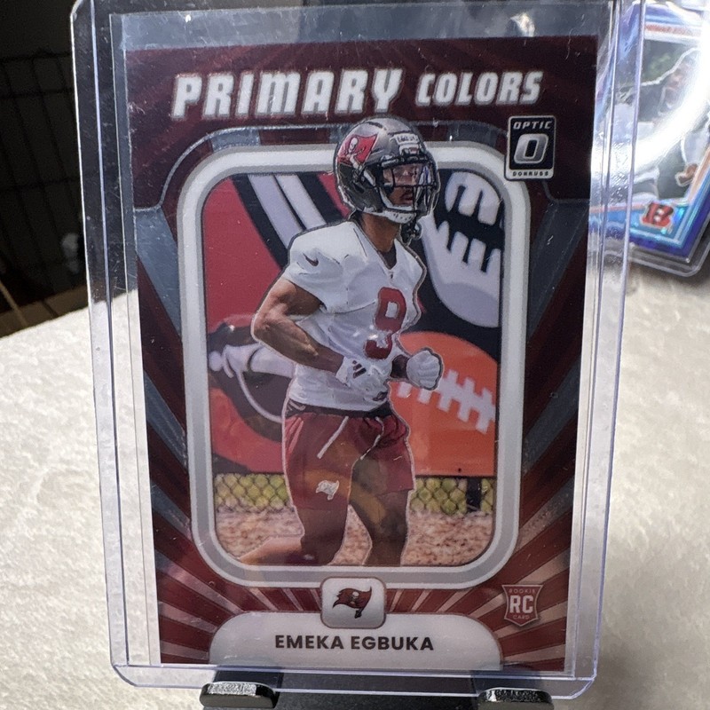 Panini 2025 Donruss Optic Emeka Egbuka Tampa Bay Buccaneers Rookie #5