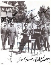 HOGANS HEROES TV CAST 8.5X11 SIGNED PHOTO AUTOGRAPH ALL SIGNATURE POSTER REPRINT